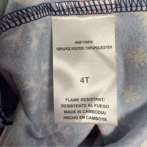 NWT Sonic the Hedgehog Pajamas Set Toddlers 4T Flannel Button Up Pjs Pajamas - Picture 7 of 8